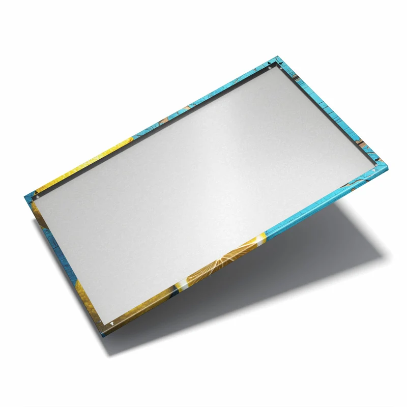 Metall Magnettafel - Zitronen auf Holz