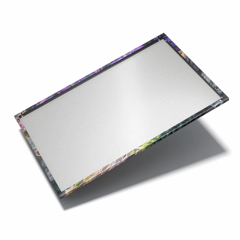 Metall Magnettafel - Baum mit lila Blüten