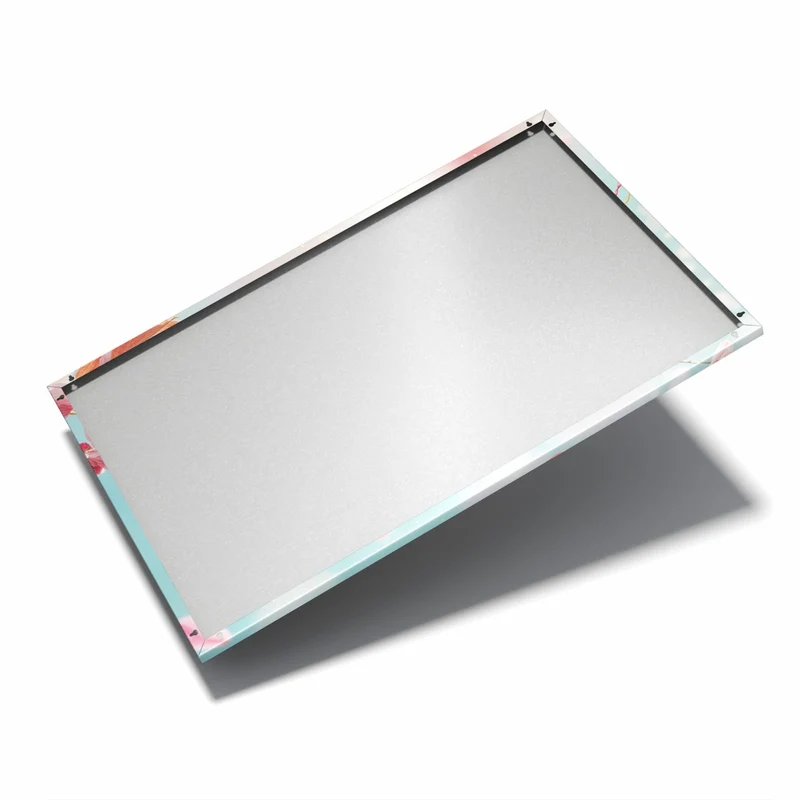 Metall Magnettafel - Kirschblüten in Blau