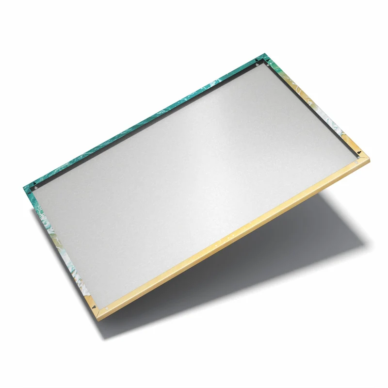 Metall Magnettafel - Smaragdgrüne Brandung