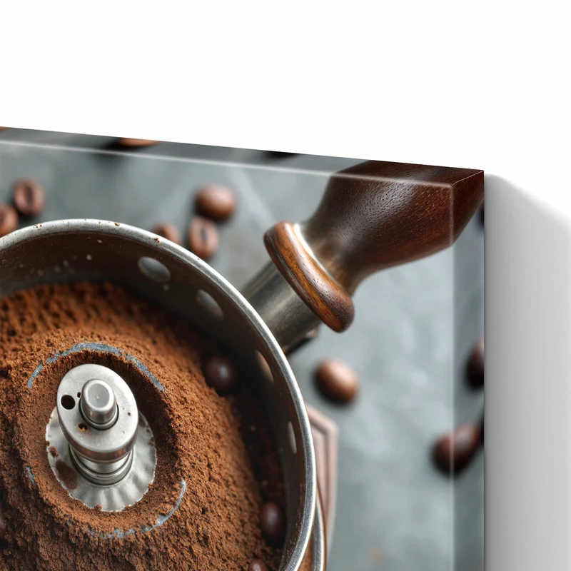 Metall Magnettafel - Kaffeemühle