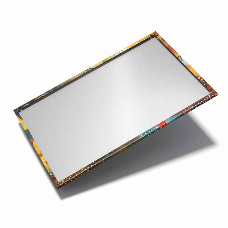 Metall Magnettafel - Drei Katzen in Orange