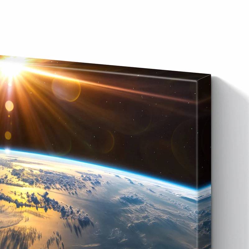 Metall Magnettafel - Goldener Sonnenaufgang