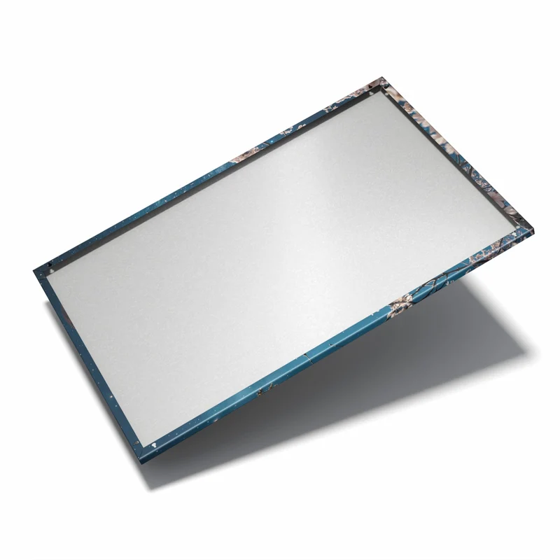 Metall Magnettafel - Blüten unter Sternen