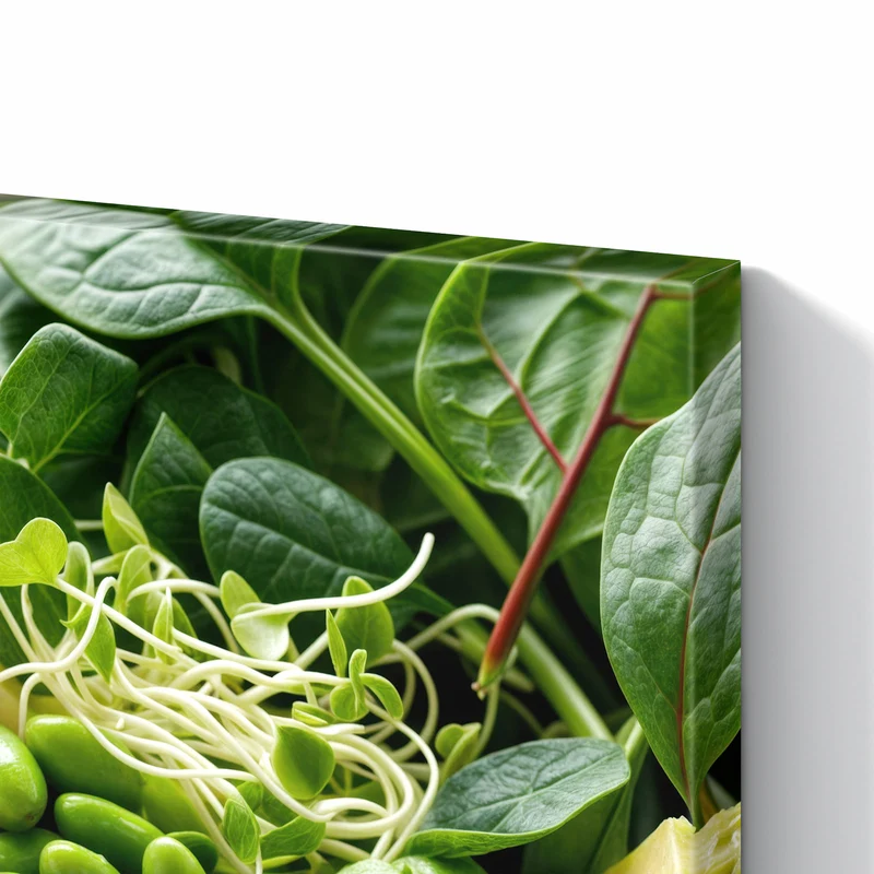 Metall Magnettafel - Salat mit Avocado