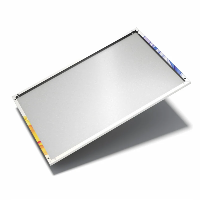 Metall Magnettafel - Bunte Rauchwellen
