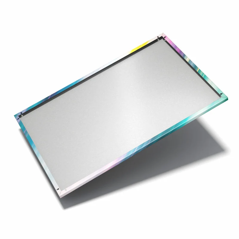 Metall Magnettafel - Farbiges Streifenmuster