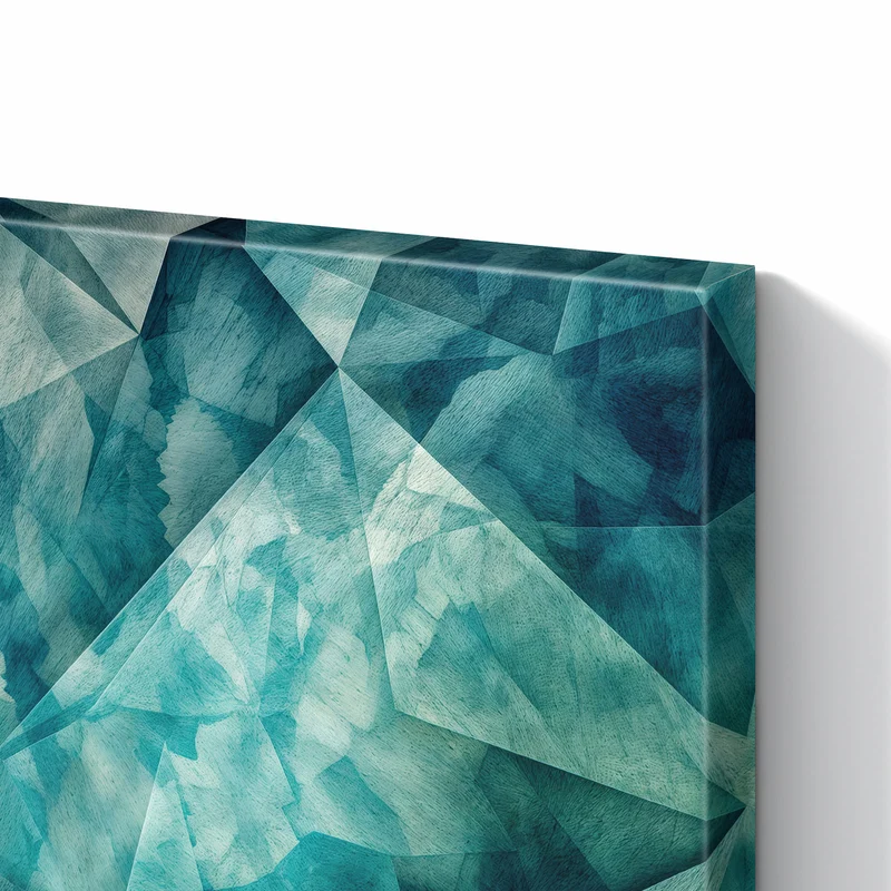 Metall Magnettafel - Abstrakte Geometrie