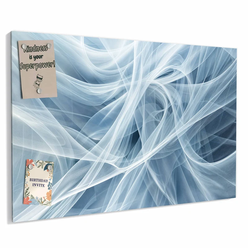 Metall Magnettafel - Transparente Schleier