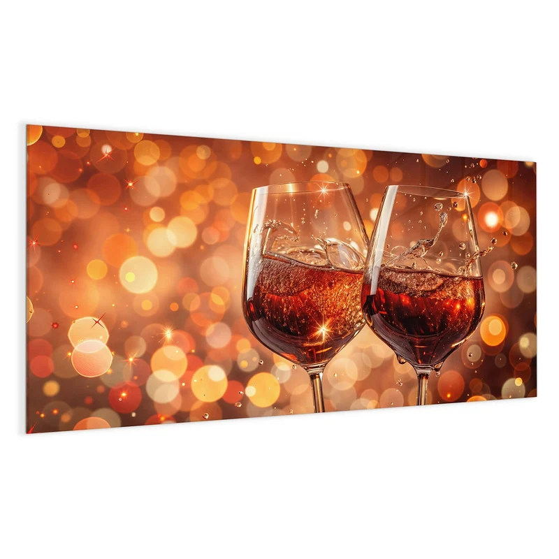Magnettafel - Festliche Weingläser