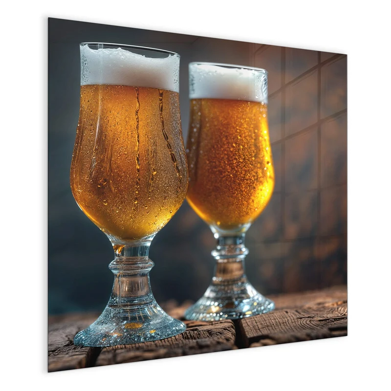 Magnettafel - Bier mit Schaumkrone