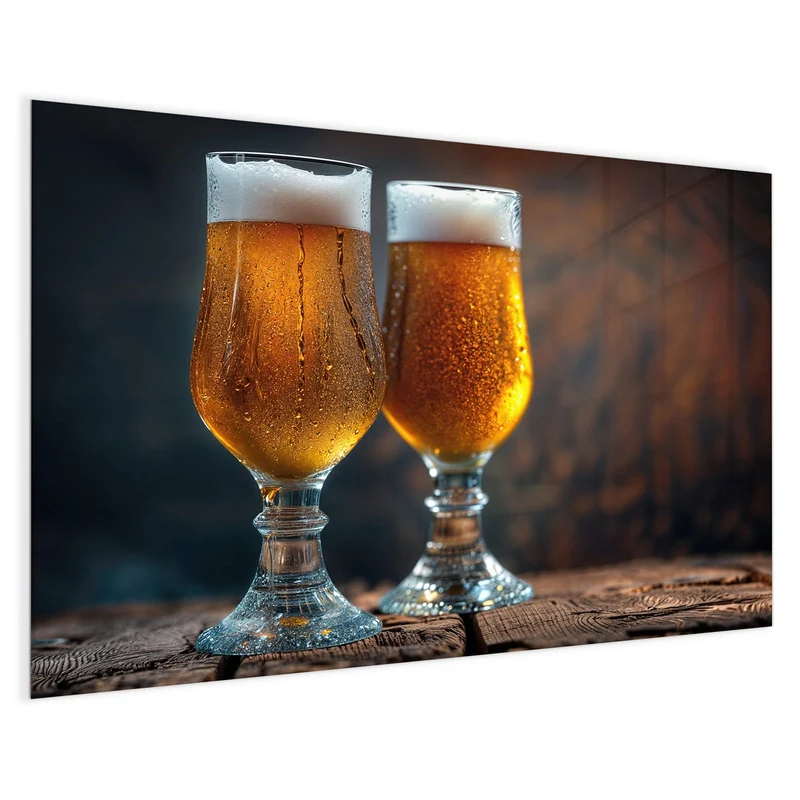 Magnettafel - Bier mit Schaumkrone