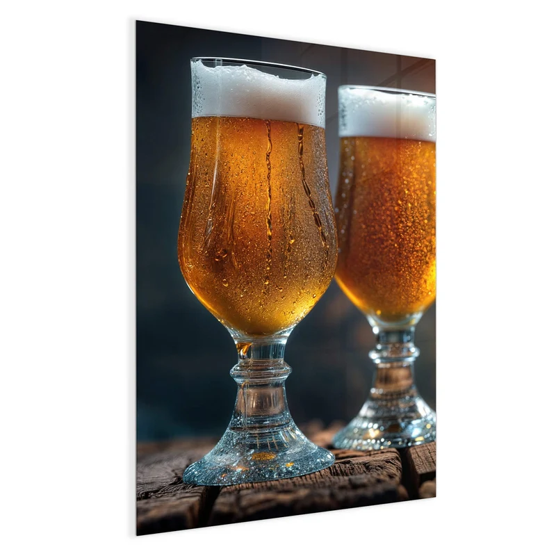 Magnettafel - Bier mit Schaumkrone