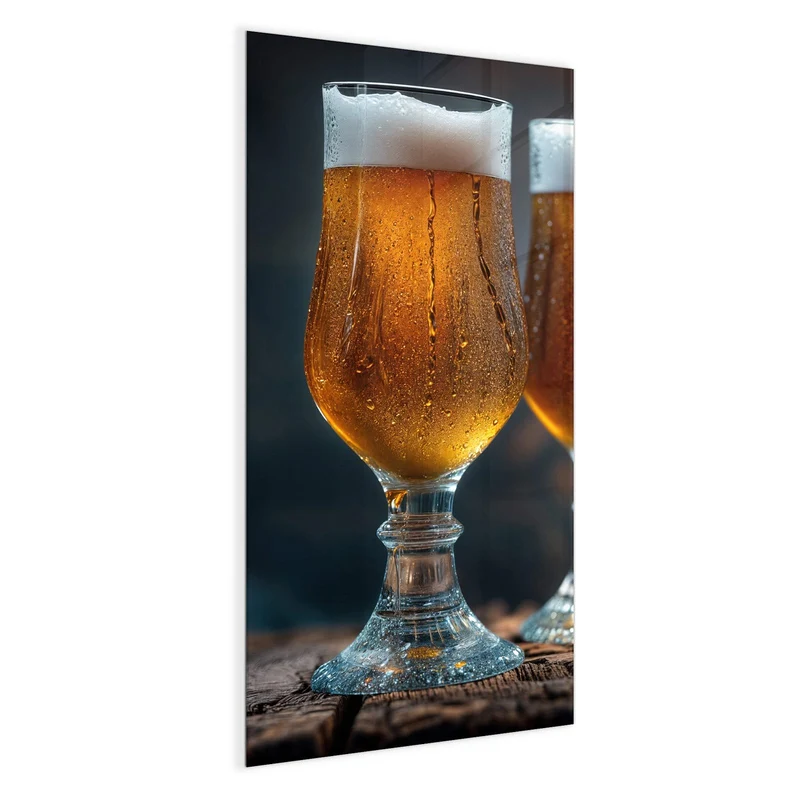 Magnettafel - Bier mit Schaumkrone