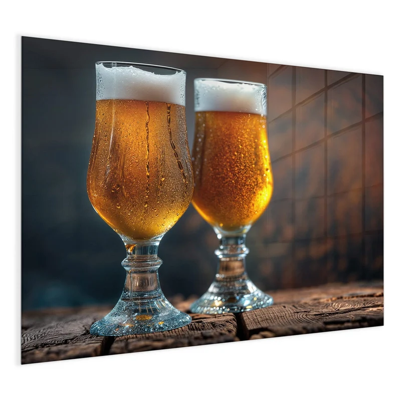 Magnettafel - Bier mit Schaumkrone