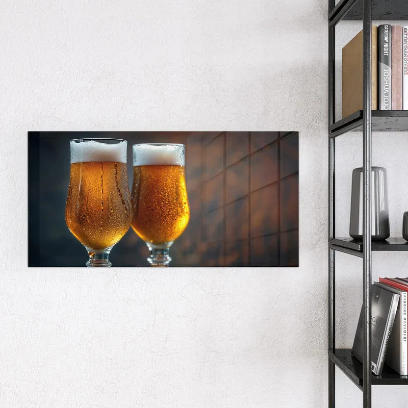 Magnettafel - Bier mit Schaumkrone
