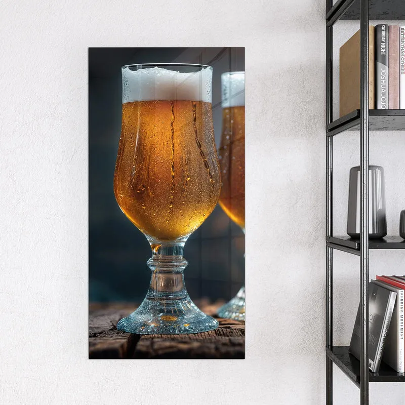 Magnettafel - Bier mit Schaumkrone