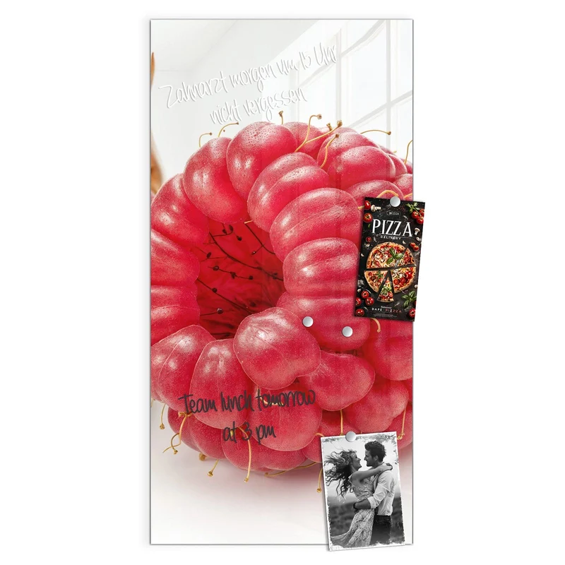 Magnettafel - Surreale Himbeeren
