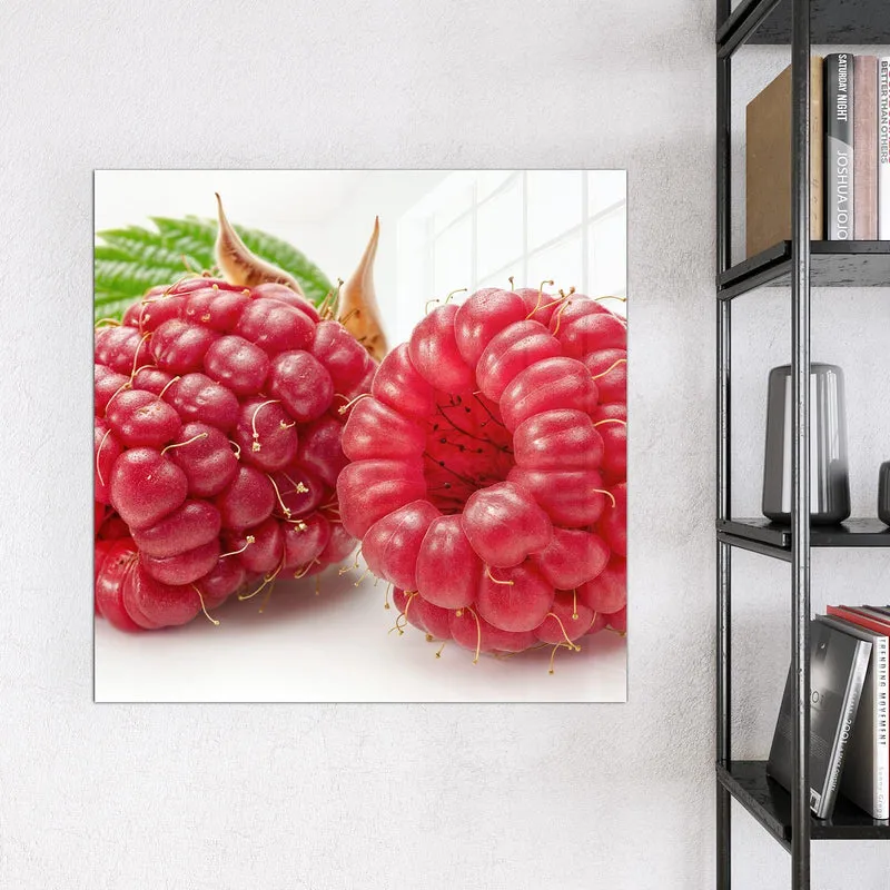 Magnettafel - Surreale Himbeeren