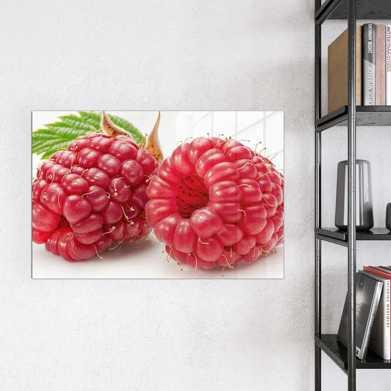 Magnettafel - Surreale Himbeeren
