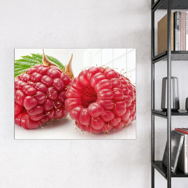 Magnettafel - Surreale Himbeeren