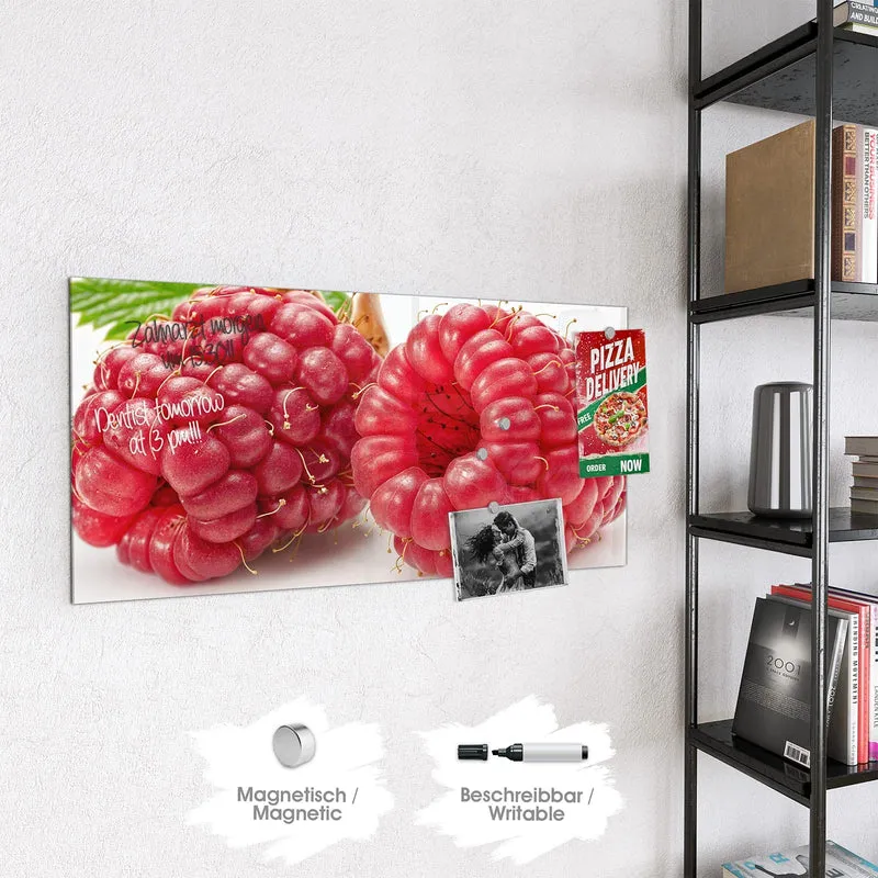 Magnettafel - Surreale Himbeeren