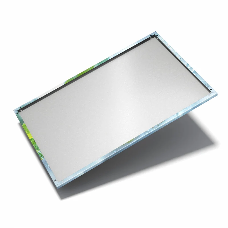Metall Magnettafel - Limettenscheibe im Eis