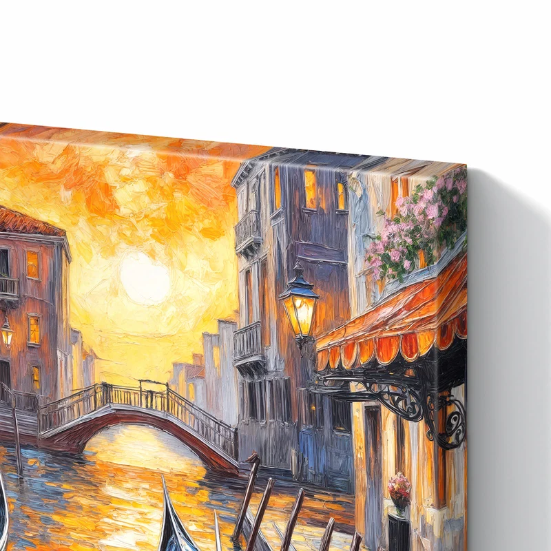 Metall Magnettafel - Gondel in Venedig