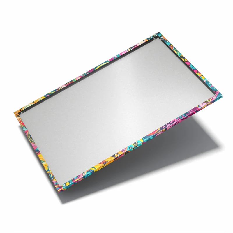 Metall Magnettafel - Bunte Mandalas