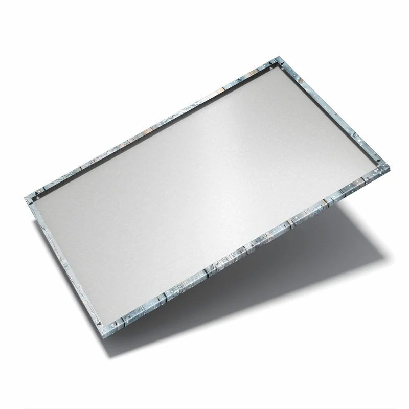 Metall Magnettafel - Winterliche Holzlatten