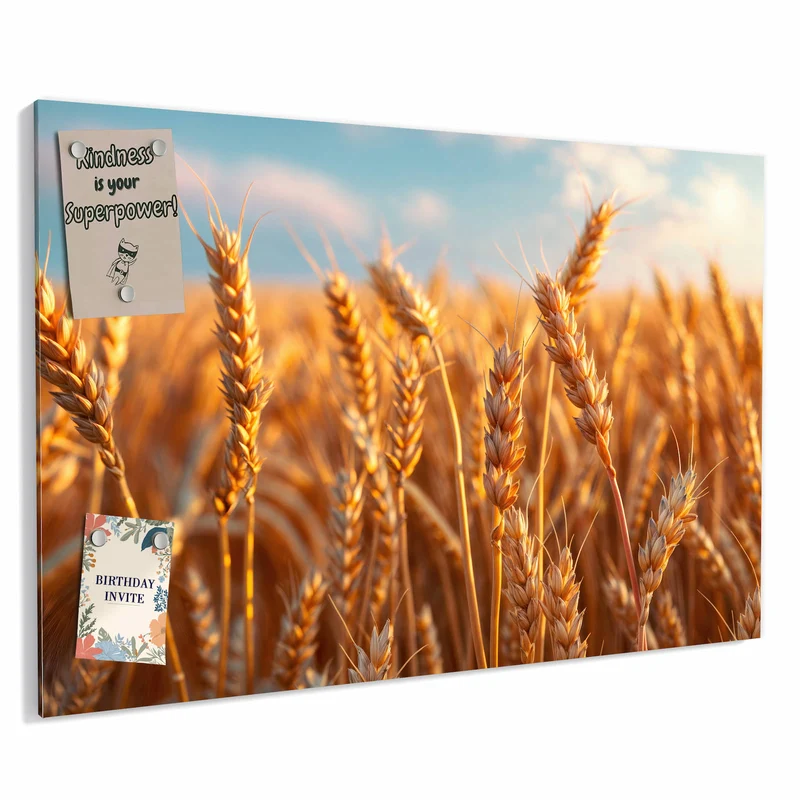 Metall Magnettafel - Reifer Weizen