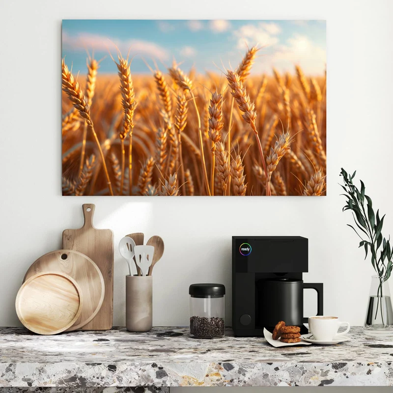 Metall Magnettafel - Reifer Weizen