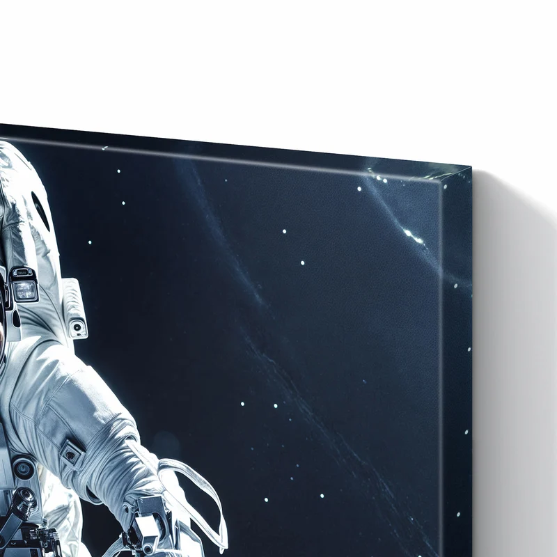 Metall Magnettafel - Schwebender Astronaut