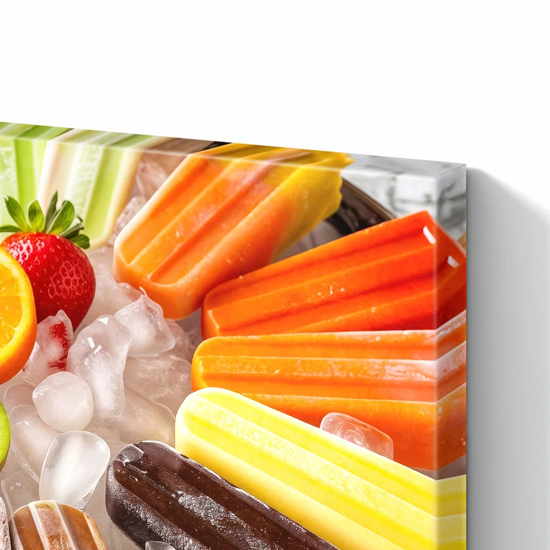 Metall Magnettafel - Sommerliches Eis