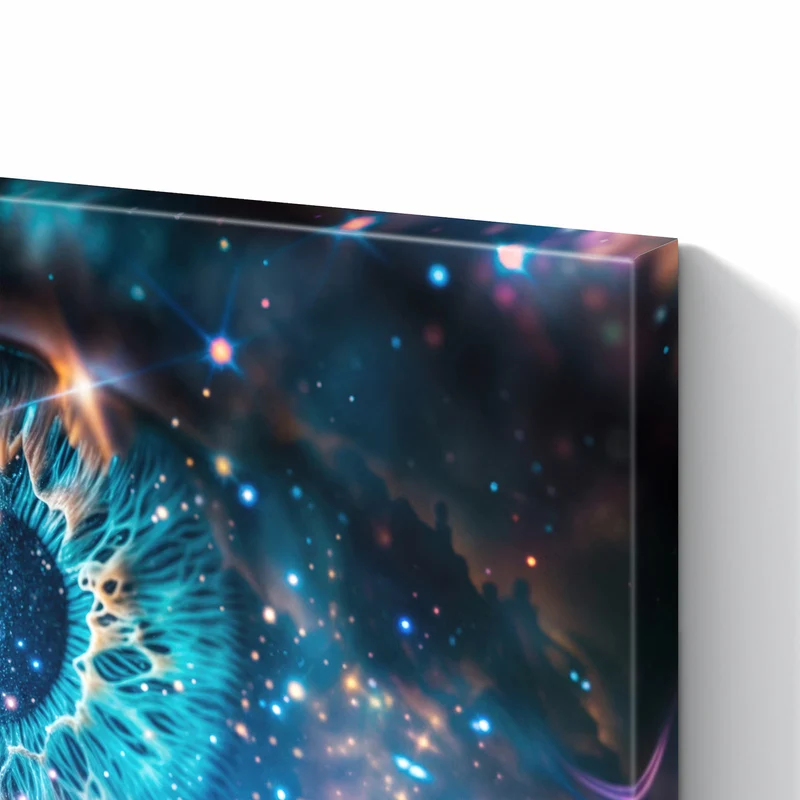 Metall Magnettafel - Galaktisches Auge