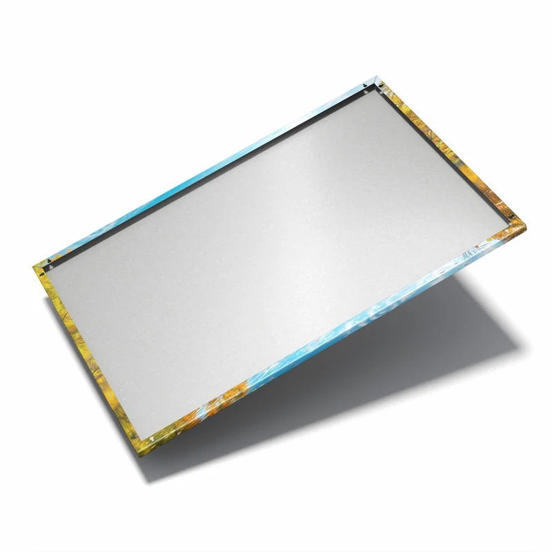 Metall Magnettafel - Spiegelung im Herbstsee