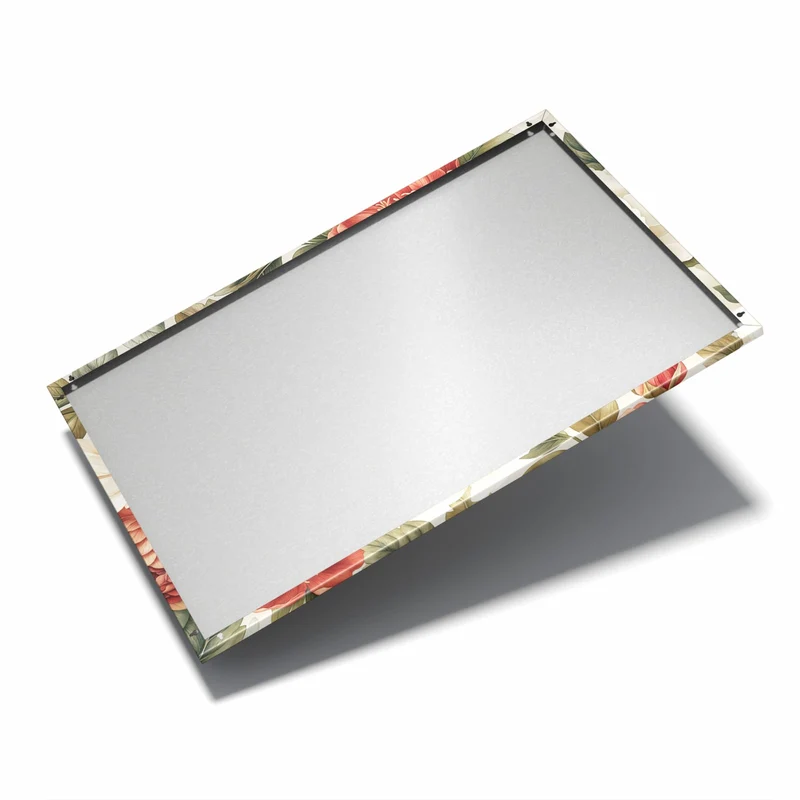 Metall Magnettafel - Pfingstrosenmuster