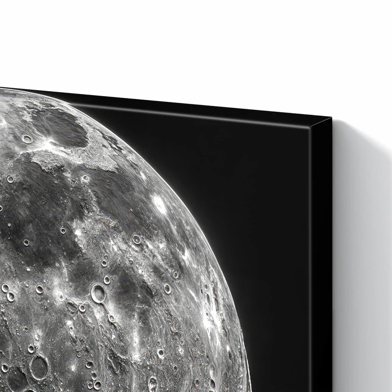 Metall Magnettafel - Mondkrater