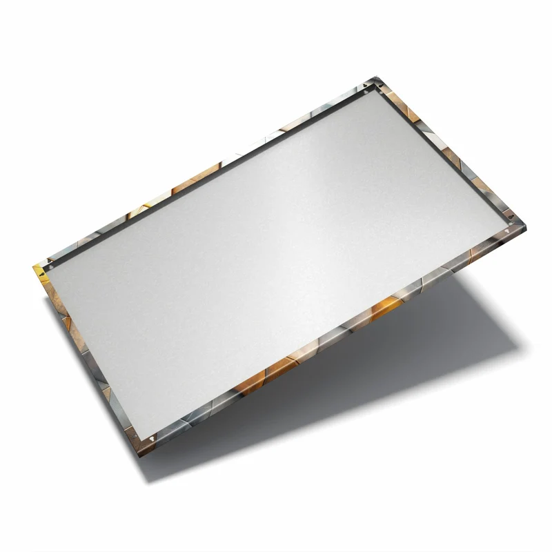 Metall Magnettafel - Metalldreiecke in Gold