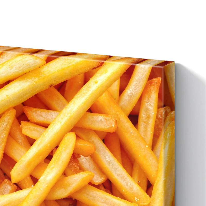 Metall Magnettafel - Pommes Frites