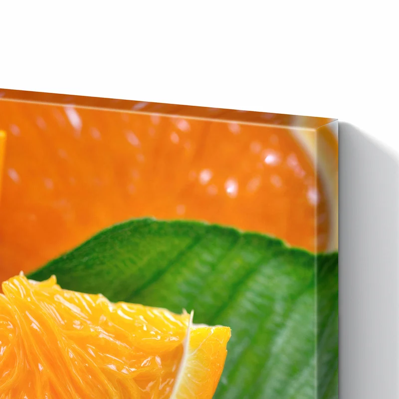 Metall Magnettafel - Orangenscheiben
