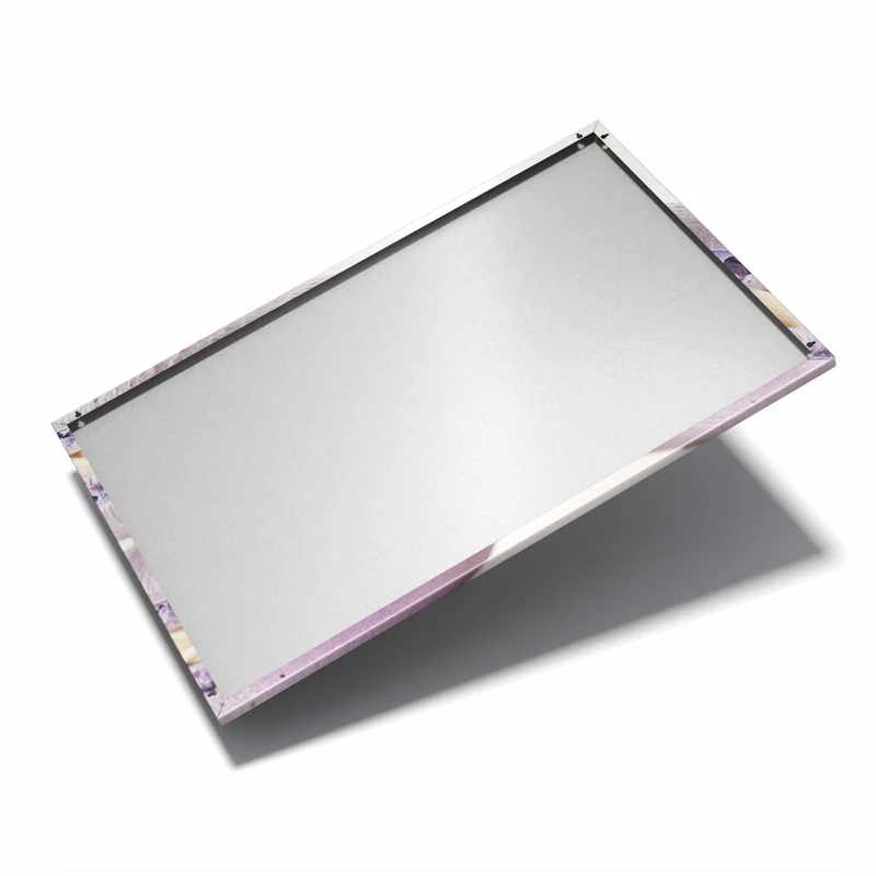 Metall Magnettafel - Lila Macarons mit Creme