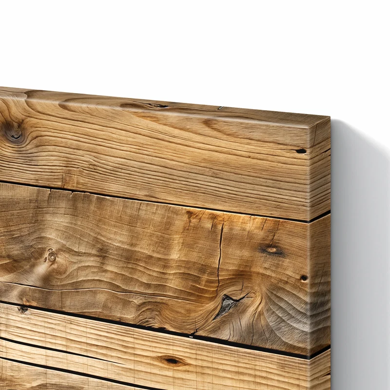 Metall Magnettafel - Goldbraune Maserung