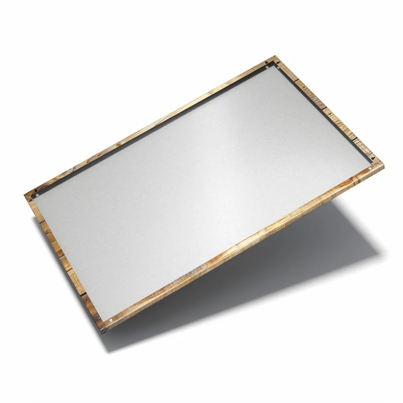 Metall Magnettafel - Goldbraune Maserung