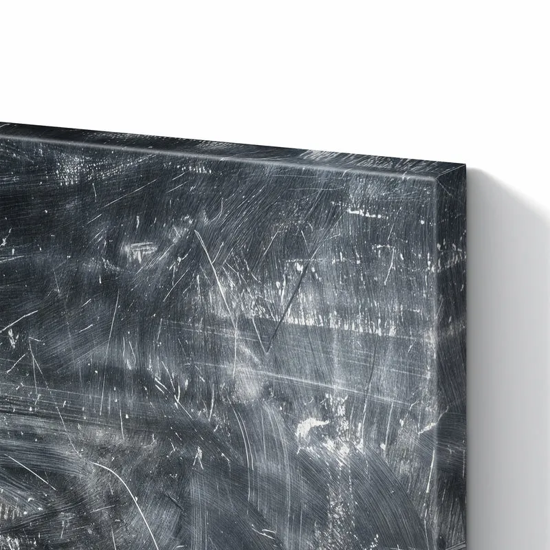 Metall Magnettafel - Kratzspuren in Schwarz