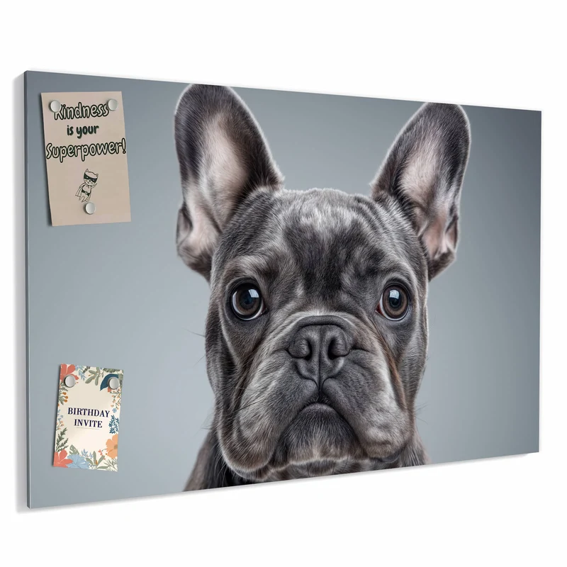 Metall Magnettafel - Französische Bulldogge