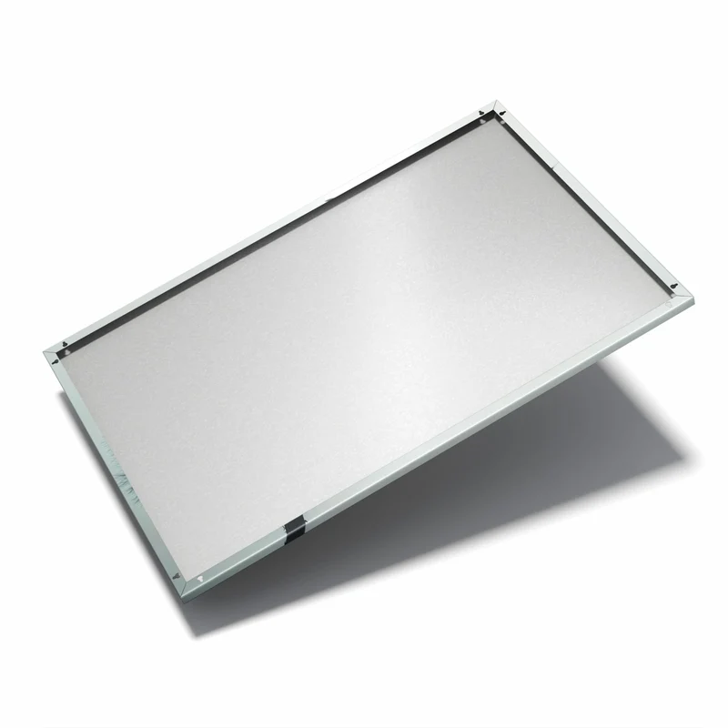 Metall Magnettafel - Pusteblume in Graublau