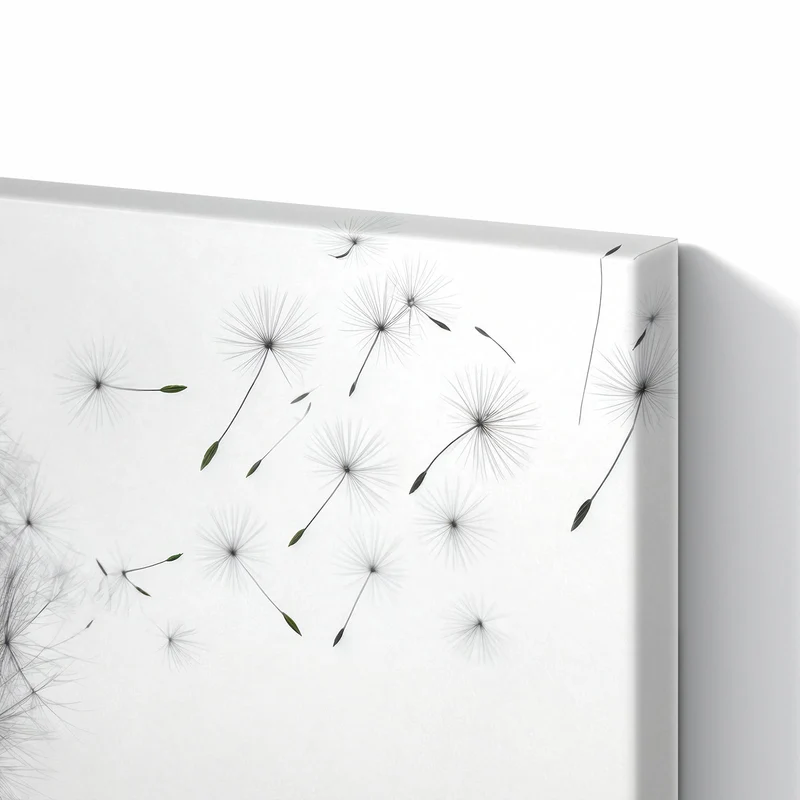 Metall Magnettafel - Pusteblume im Wind