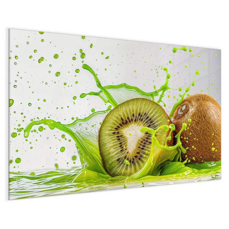 Magnettafel - Kiwi im Saftspritzer