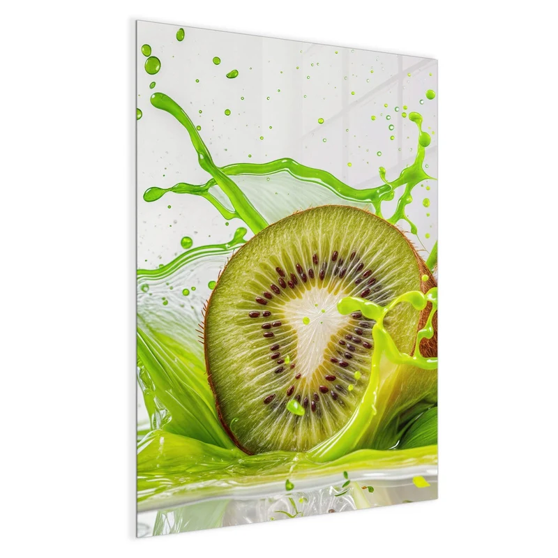 Magnettafel - Kiwi im Saftspritzer